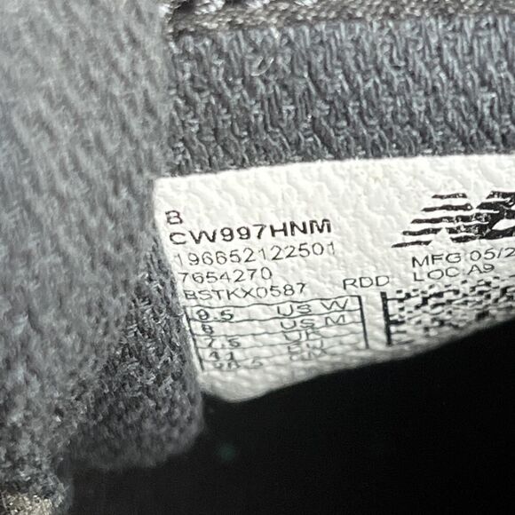 New Balance 997H Womens Size US 9.5 Black Running Lace Up Athletic Casual Shoes - Picture 10 of 10